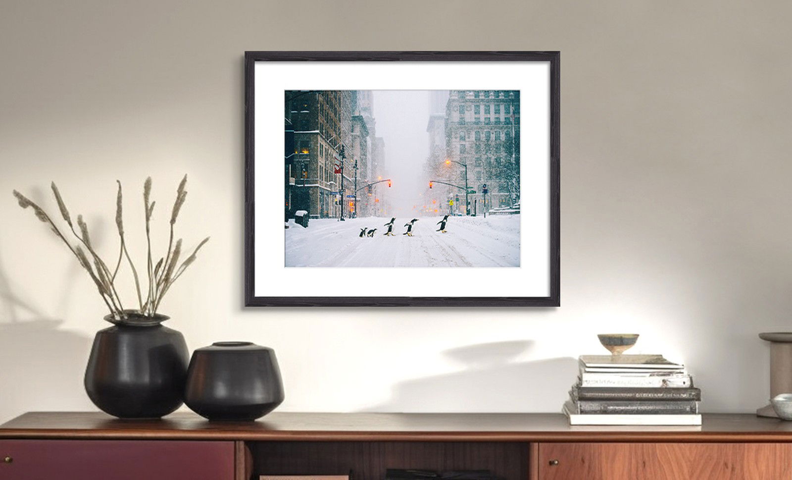NYC Penguins - Part II by Robert Jahns - Darlings - Small Limited Edition. 30x40.