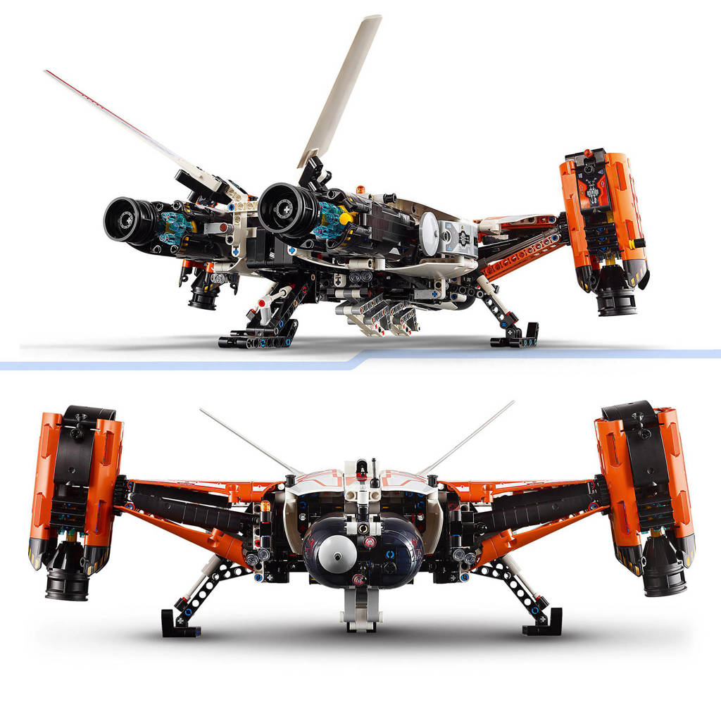 Gaaf ruimteschip met veel optiesVTOL Vrachtruimteschip LT81 Ruimte Speelgoed Bouwpakket voor Kinderen 42181