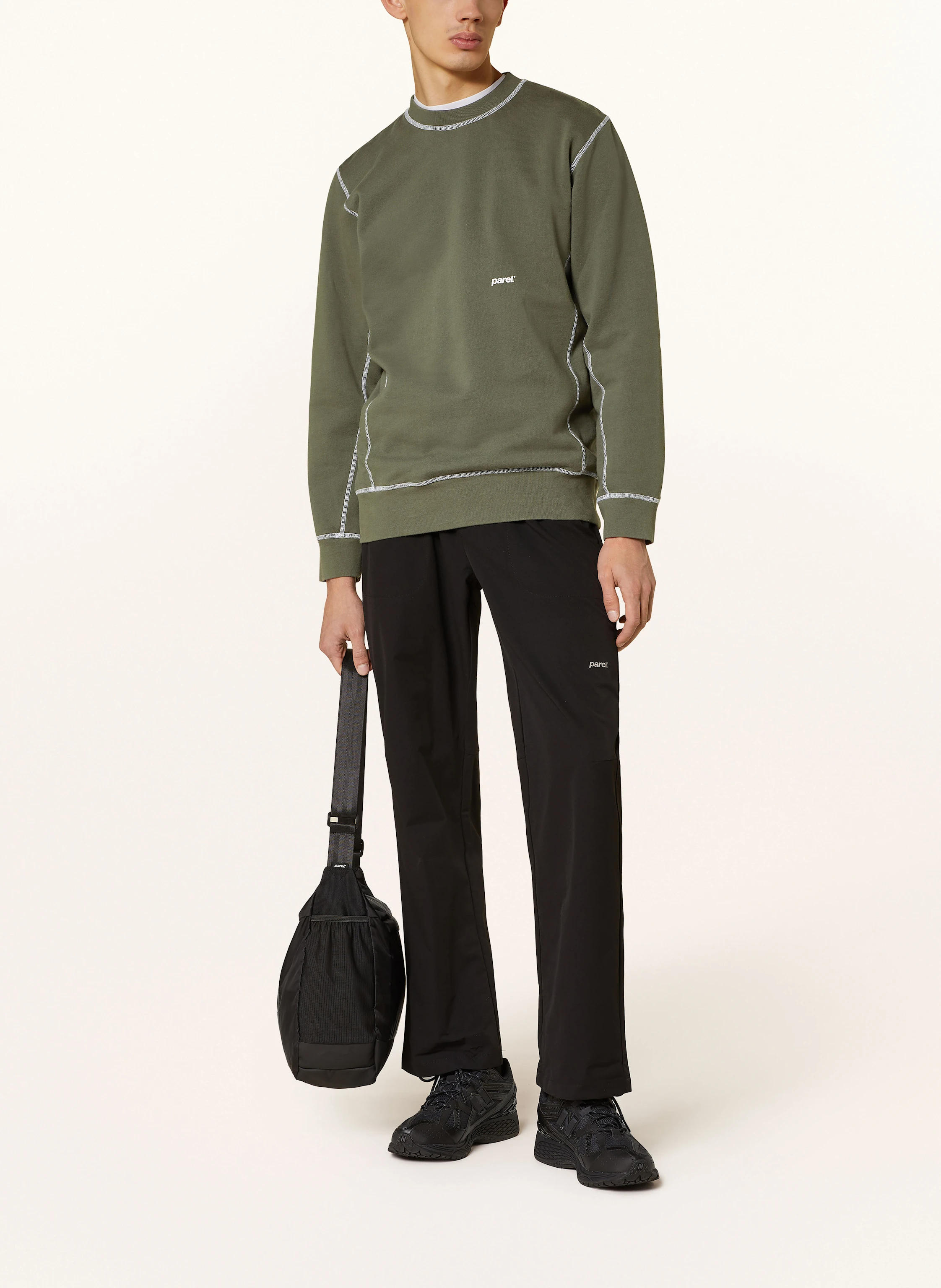 parel. Sweatshirt CONTRAST CREWNECK