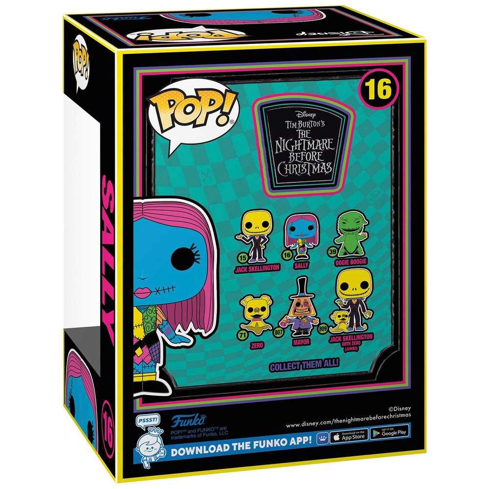 POP! Vinyl 16: The Nightmare Before Christmas Blacklight - Sally