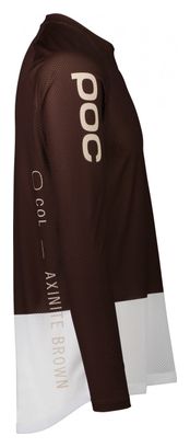 Maillot Manches Longues Poc MTB Pure Marron / Blanc