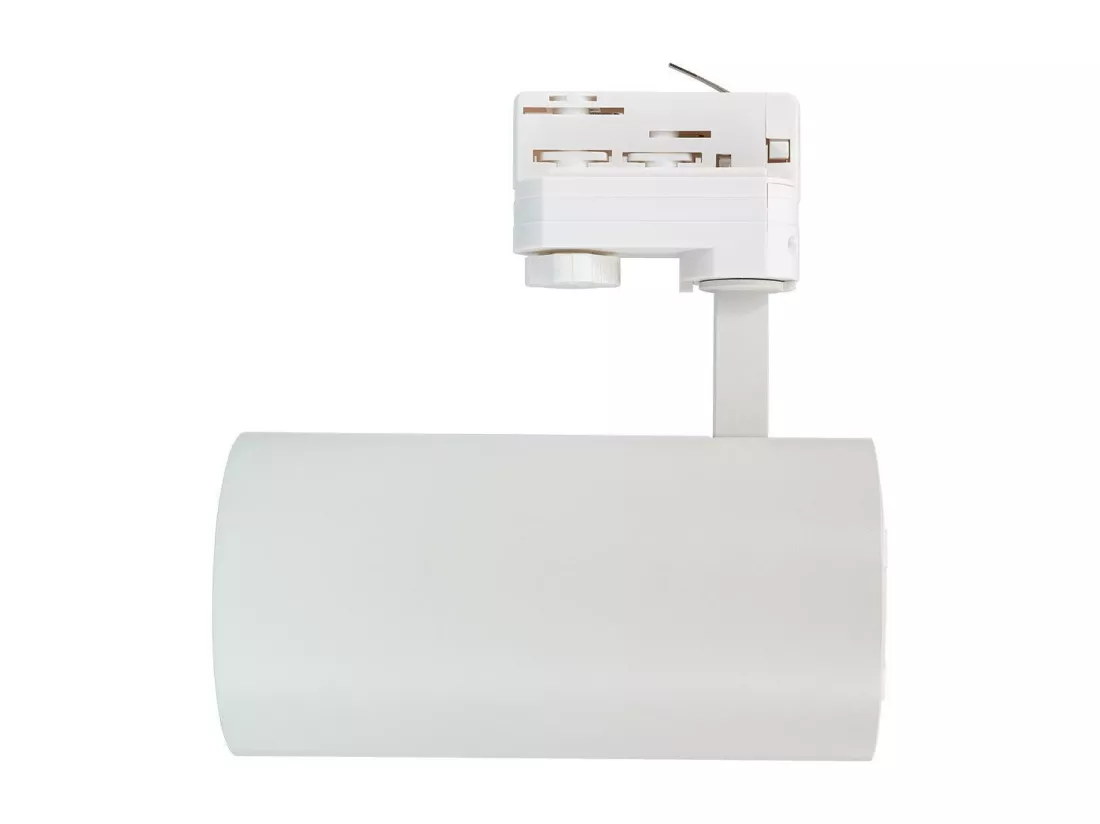 Spot LED sur Rail Triphasé 40W d'Angelo CCT LIFUD Blanc Sélectionnable (chaud-neutre-froid)