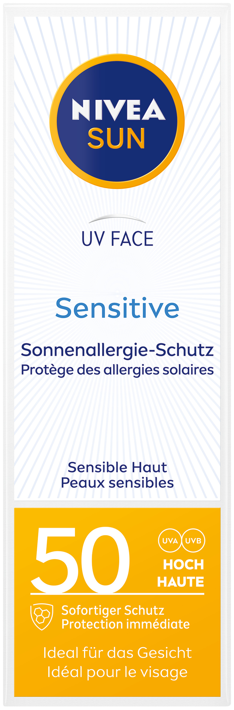 Nivea SUN UV Face Sensitive LSF50 50 ml