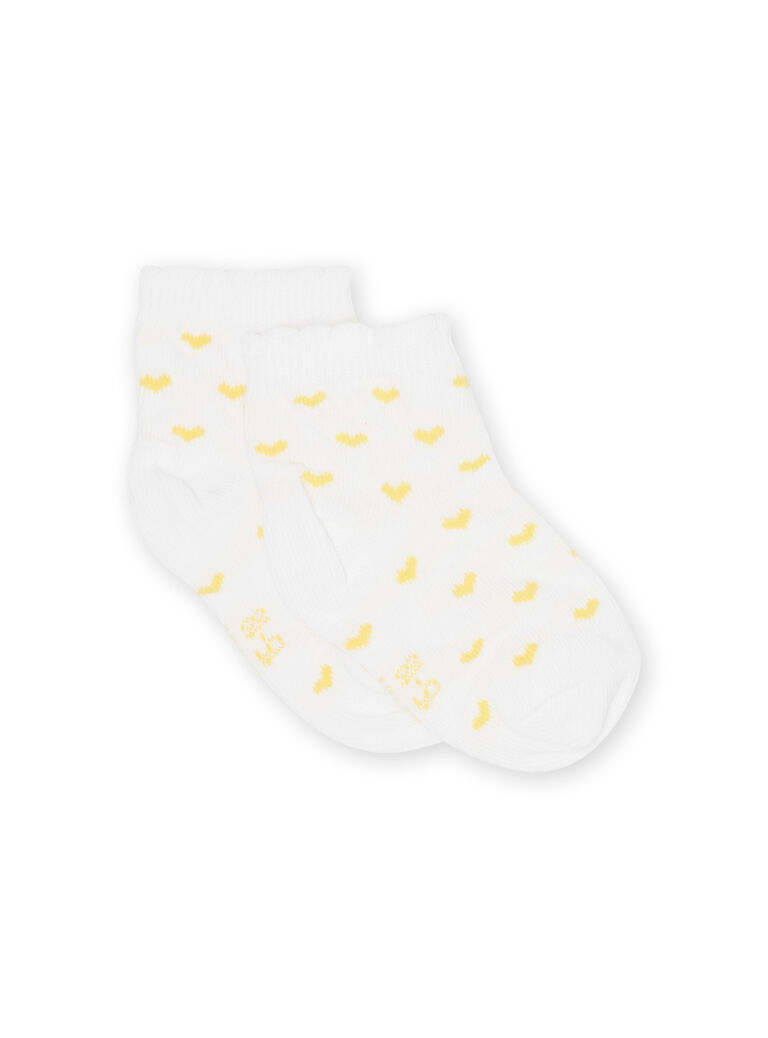 Chaussettes écrues bébé fille