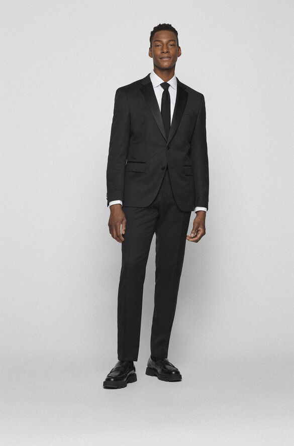 BOSS BOSS Men Business Clothing Jackets Sort