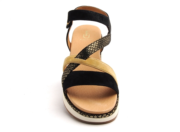 Fugitive nu pieds talons femme kiry noir