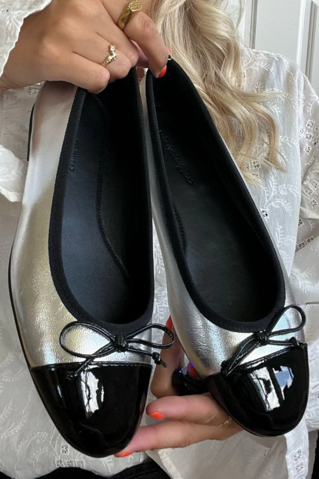 Copenhagen Shoes My Own Ballerinas 334 silver black
