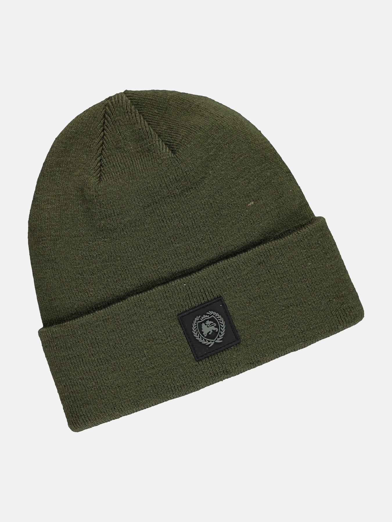 Flachstrickmütze, doppellagig