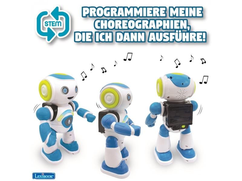 Lexibook Roboter Powerman Junior -DE- Interaktiver Roboter mit Fernbedienung