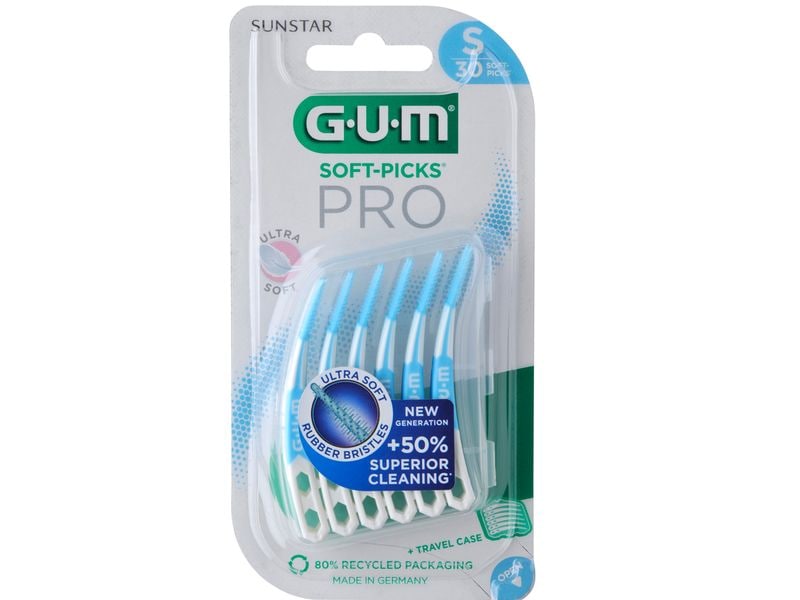 GUM Interdentalreiniger Soft-Picks PRO Small Hochwertige Interdentalreiniger ideal für die tägliche Mundhygiene