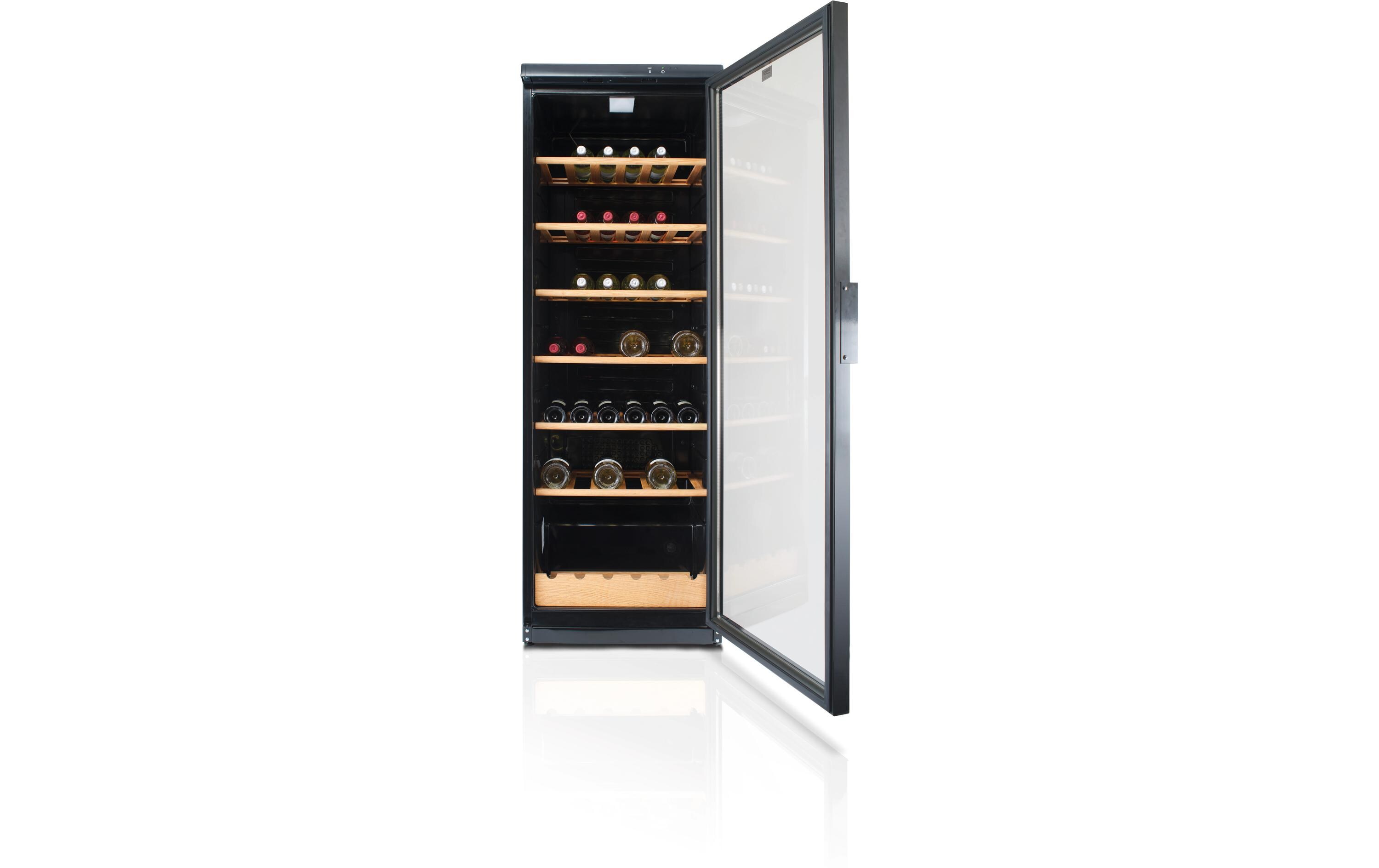 Weinkühlschrank ADN 231 BK CH BP Schwarz, Rechts<br>Weinkühler für gewerbliche Nutzung