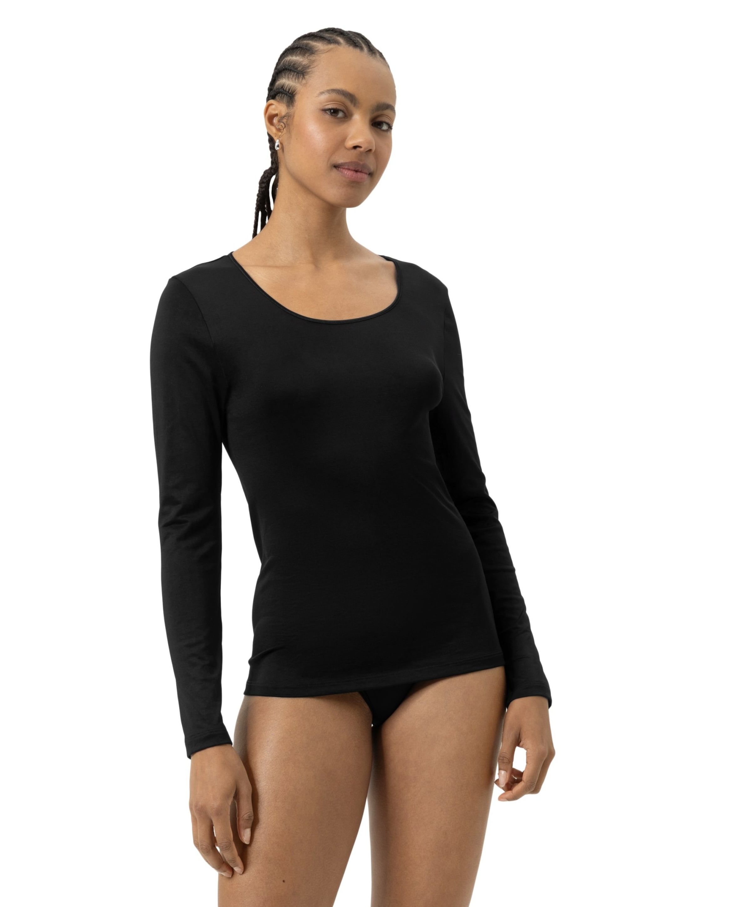 Mey Dames T-shirt zwart