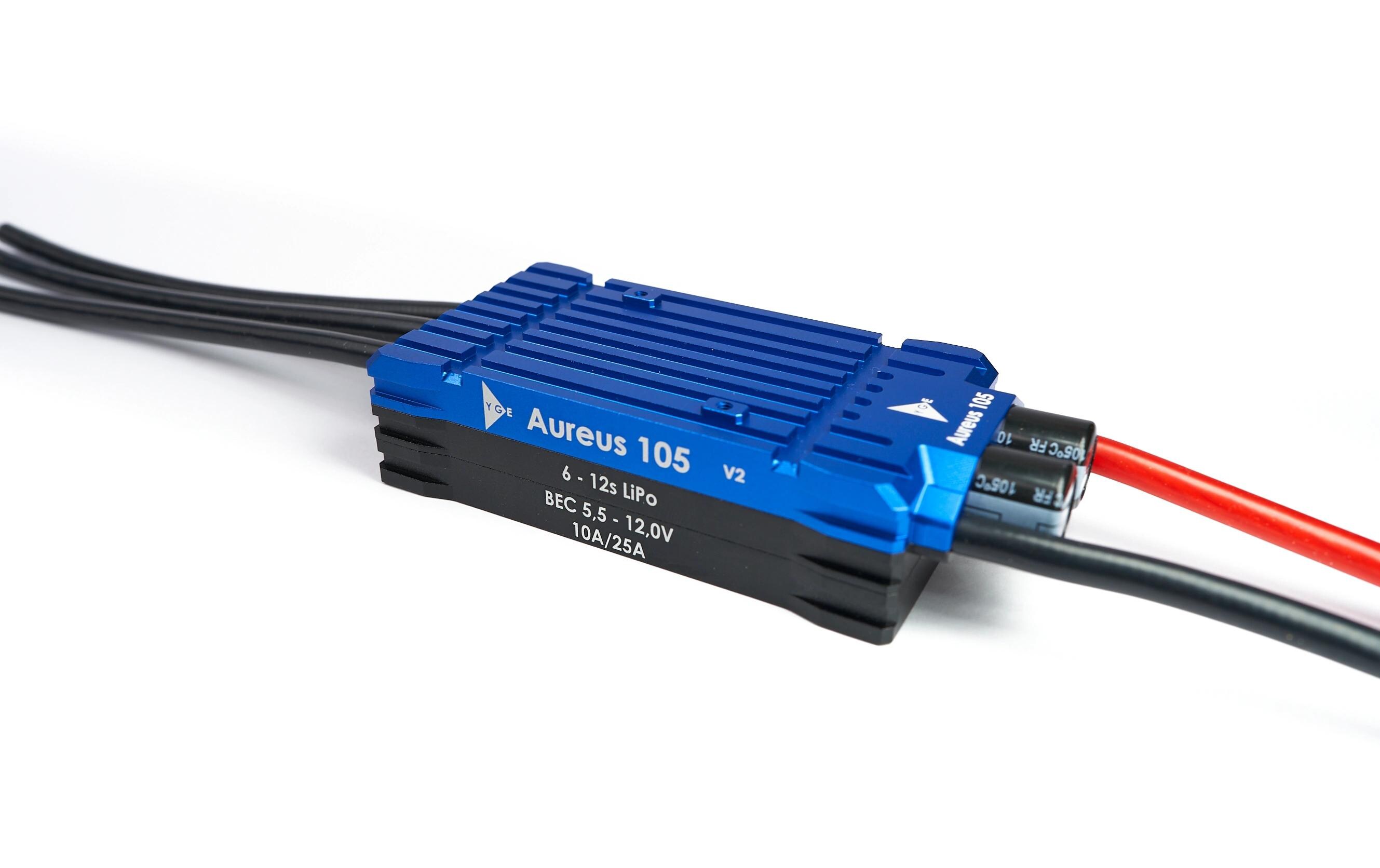 Regler Aureus 105 V2 6-12S LiPo<br>ESC für Flugzeuge
