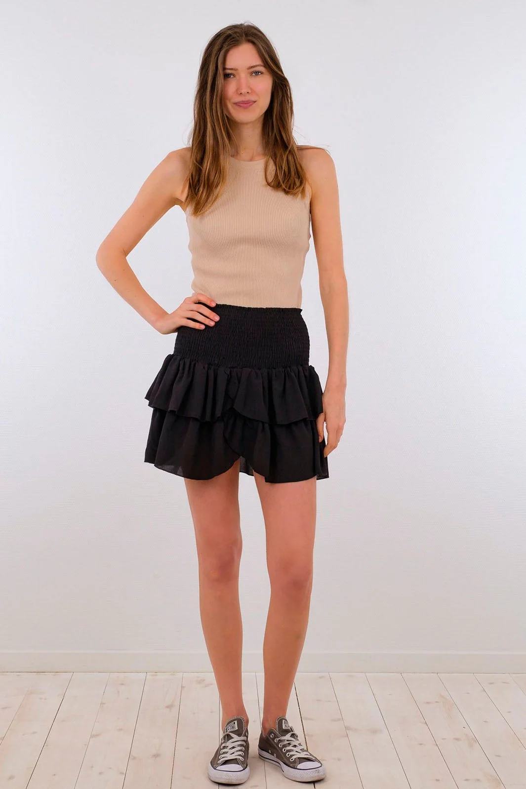 Neo Noir Carin R Skirt black