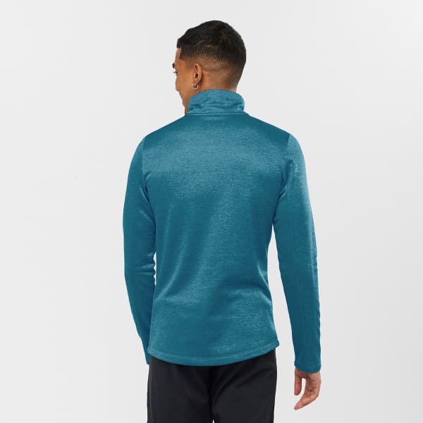 Sweat polaire randonnée SALOMON TRANSITION HZ MID M BARRIER REEF/HEATHER
