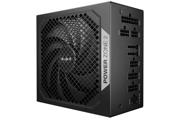 be quiet! Power Zone 2 Z2-1000W - Strømforsyning (intern) - ATX12V 3.1/ EPS12V 2.92 - 80 PLUS Platinum - Cybenetics Platinum - AC 100-240 V - 1000 Watt - aktiv PFC - sort