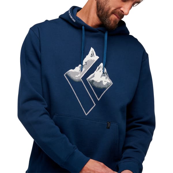 Sweat escalade BLACK DIAMOND M BD MOUNTAIN LOGO HOODY INK BLUE