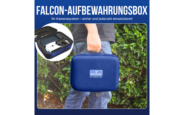 Falcon Magnetisches Drahtloses Kamerasystem 7 Zoll Monitor und 50 m Reichweite