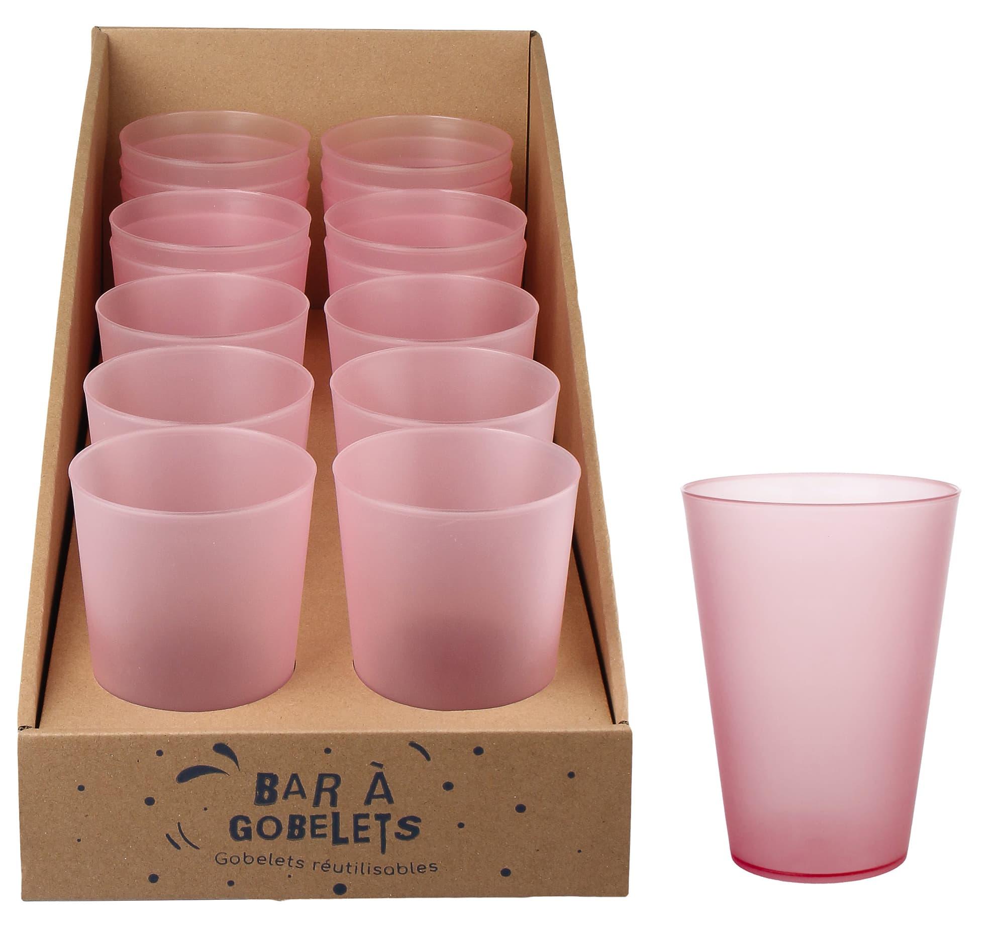 GOBELET 40CL ROSE