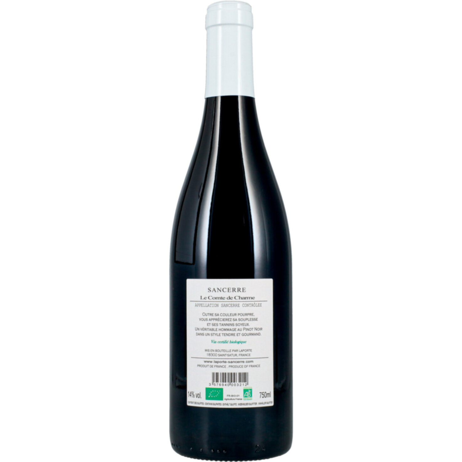 Sancerre Rouge Pinot Noir Le Comte de Charme Laporte -75cl