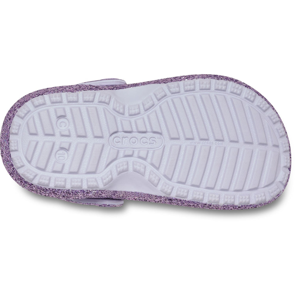 Køb Crocs Purple Moon Classic Lined Chunky Glitter