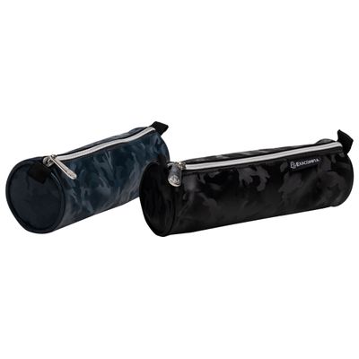 Trousse ronde Camo - 1 compartiment - disponible dans différentes couleurs - Exacompta