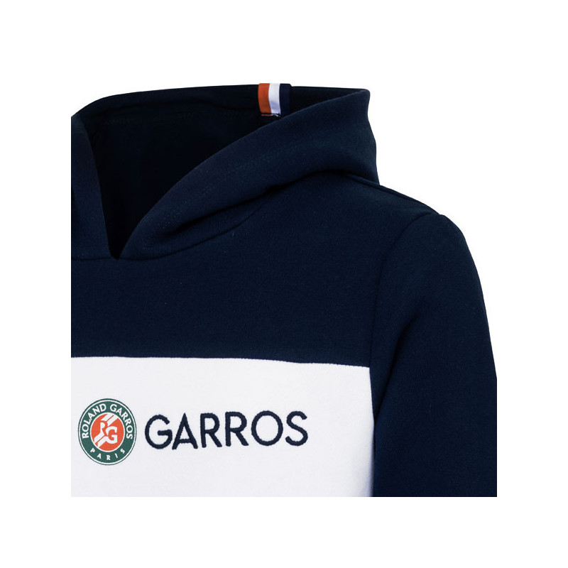 Sweat capuche enfant Roland Garros Color Block