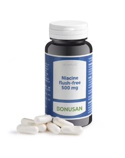 Bonusan Niacine Flush-free 500 mg Capsules 60CP