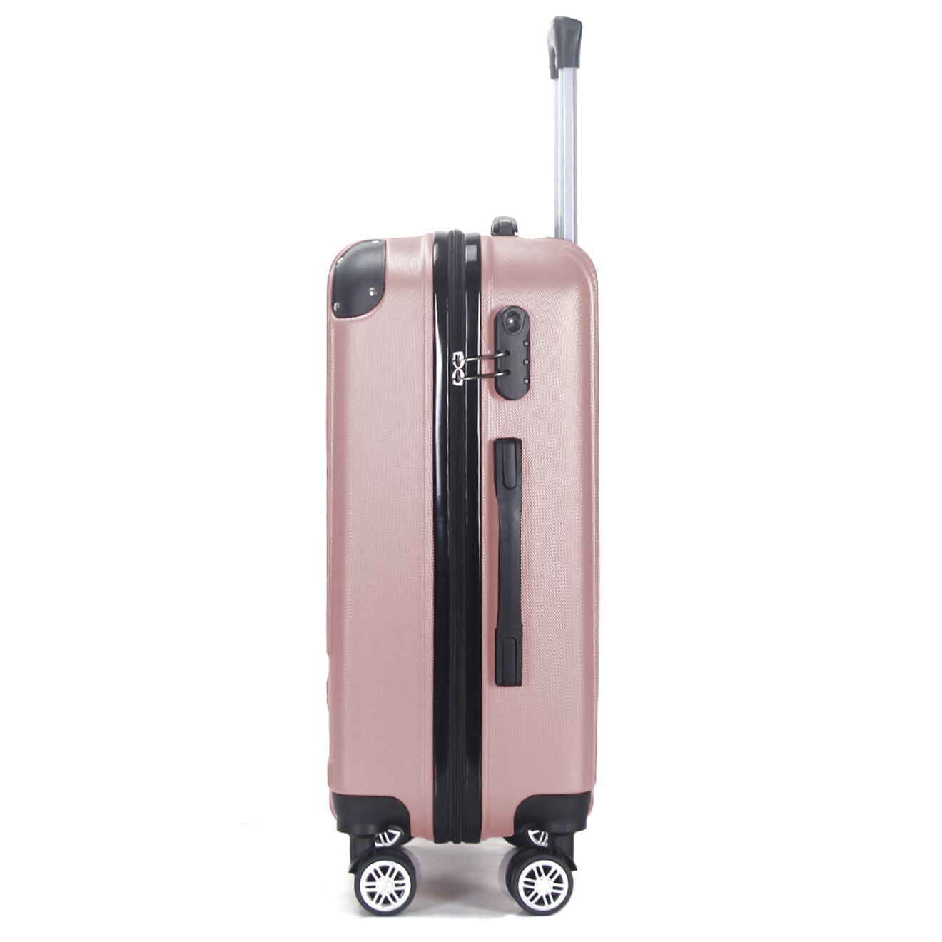 Maison Héritage Valise Cabine 4 roues doubles Dauphine 50 cm rose doré
