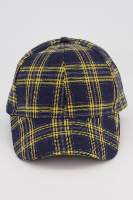 Basecap, Karomuster, weitenverstellbar, Schirmmütze