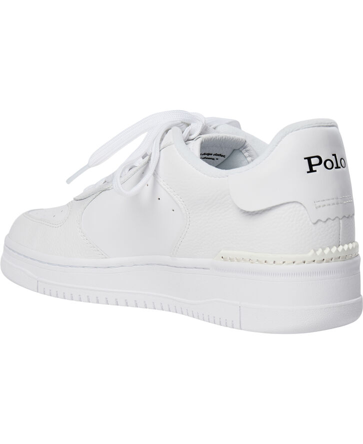 Polo Ralph Lauren Masters Court Leather Sneaker White/white/black pp