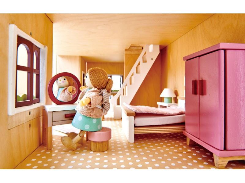 tender leaf toys Puppenhausmöbel Schlafzimmer 15-teiliges Schlafzimmer-Set