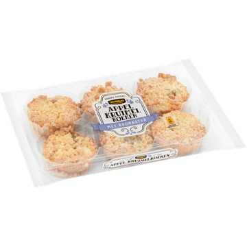 Jumbo Appel Kruimelkoeken 6 Stuks