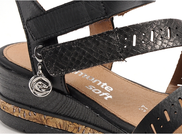 Remonte nu pieds talons femme d3064 noir