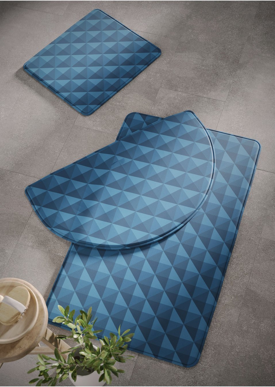 Tapis de salle de bain à mémoire de forme