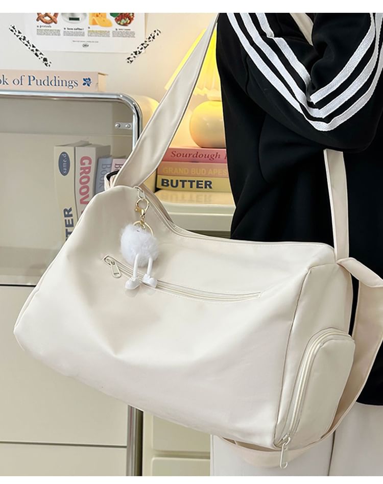 Hikuozy - Effen nylon crossbodytas