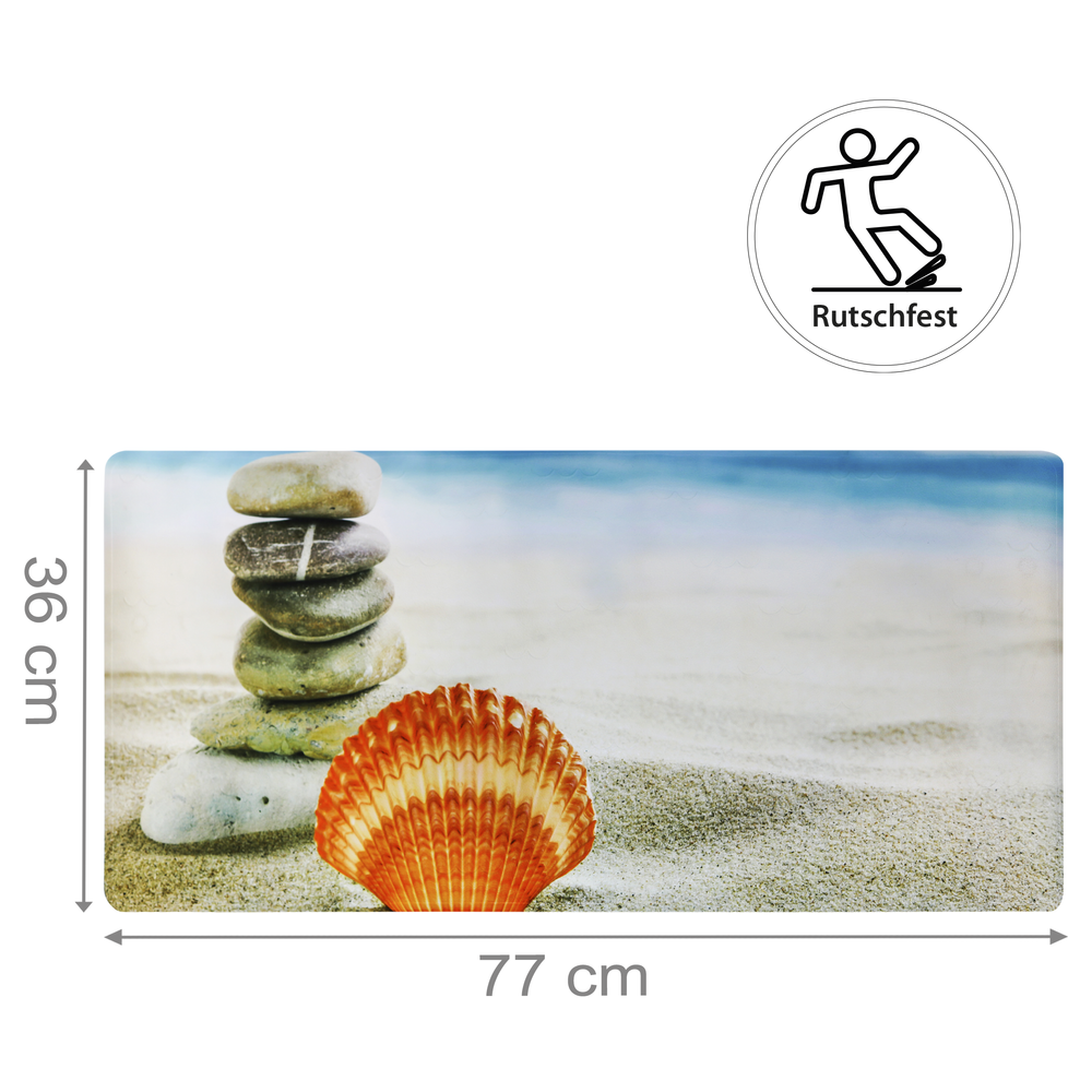 PANA® Antirutschmatten • Badewannenmatte mit Saugnäpfen • Duschmatte • waschmaschinenfest • waschbar bei 30° • Größe: 36 x 77 cm • in versch. Designs