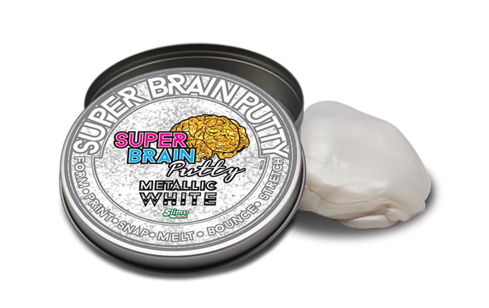 Knetmasse Slimy Super Brain Putty Metallic, assortiert, 75 gWiederverwendbare Knetmasse