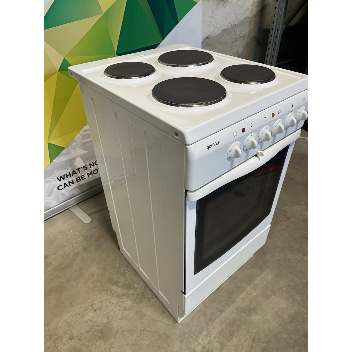 Gorenje E 2224 W 50cm platekomfyr - brukt