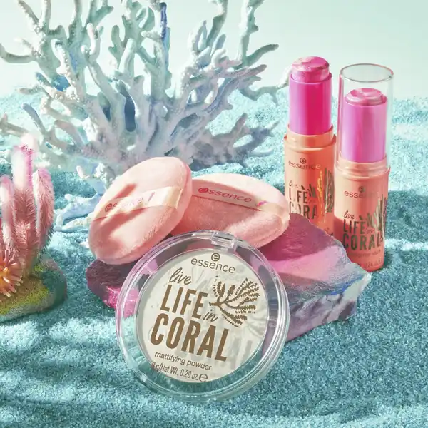 live LIFE in CORAL blushlighter stick 01 Glowin' Coraltastic, Baby!