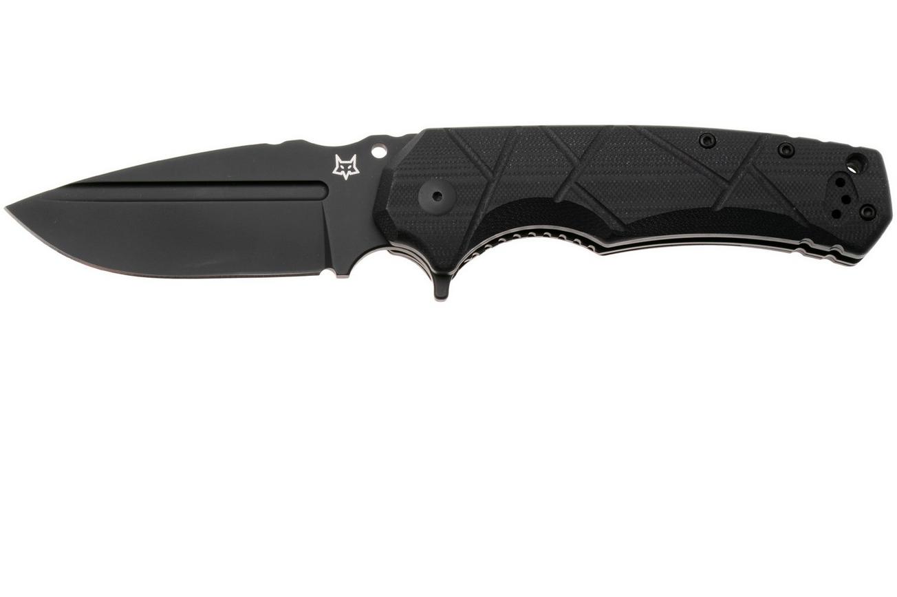 Fox Wander Tactical URO FX-557-B, PVD Niolox, Black G10, zakmes