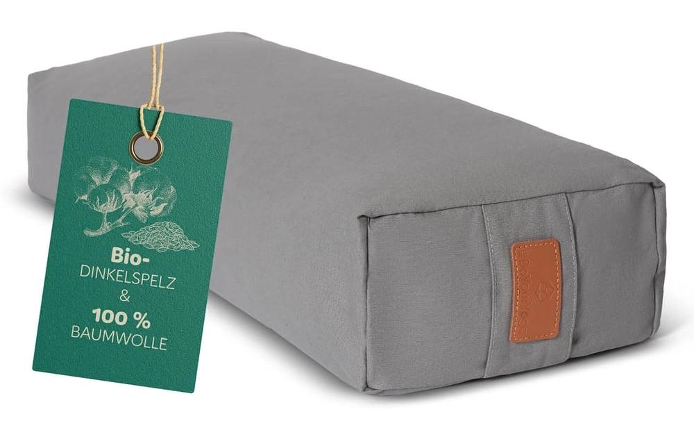 Yoga-Bolster Paravati Bio-Dinkelspelz, GrauYoga-Zubehör