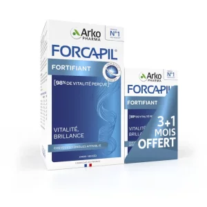 Forcapil Cheveux Et Ongles Zinc, Vitamine B - 180 + 60 gélules