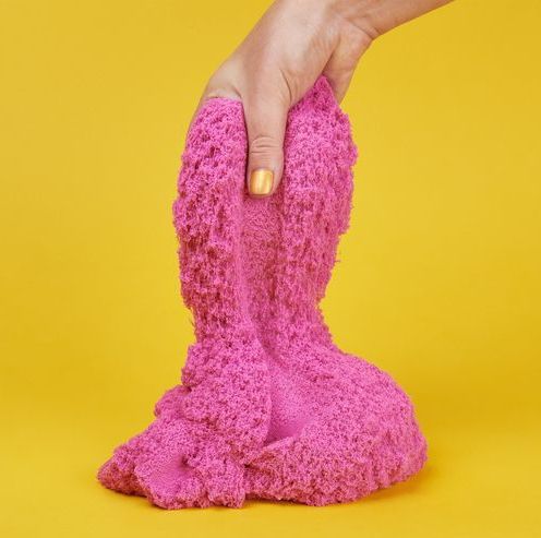 Kinetic Sand KNS RFL 2lb ShmrSdCrystal Pink GML