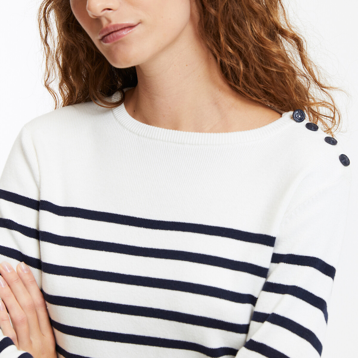 COLEÇÕES LA REDOUTE<br>Suéter azul marinho