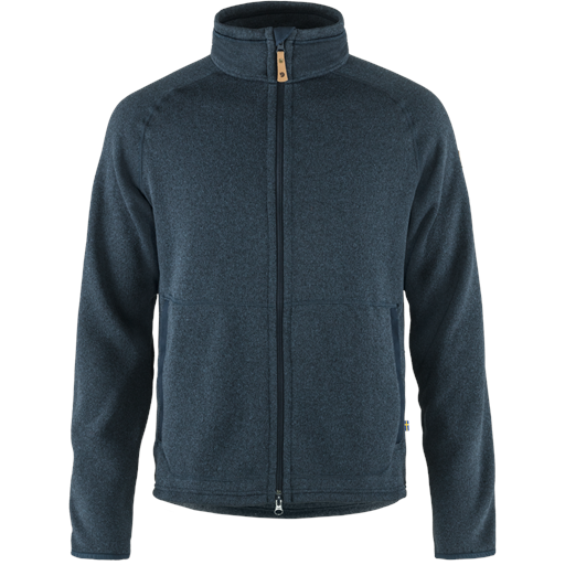 Fjällräven Övik Fleece Zip Sweatshirt, Navy, M