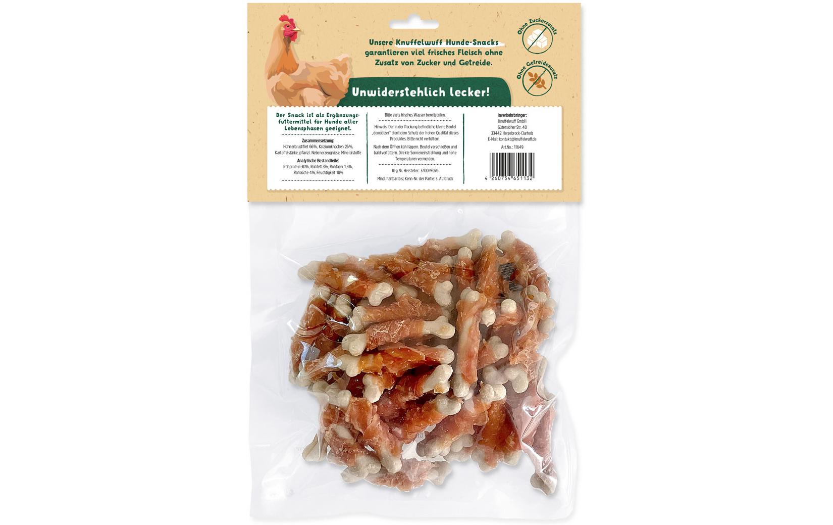 Kausnack Mini Denties mit Hühnerfilet 500 gKausnack für Hunde