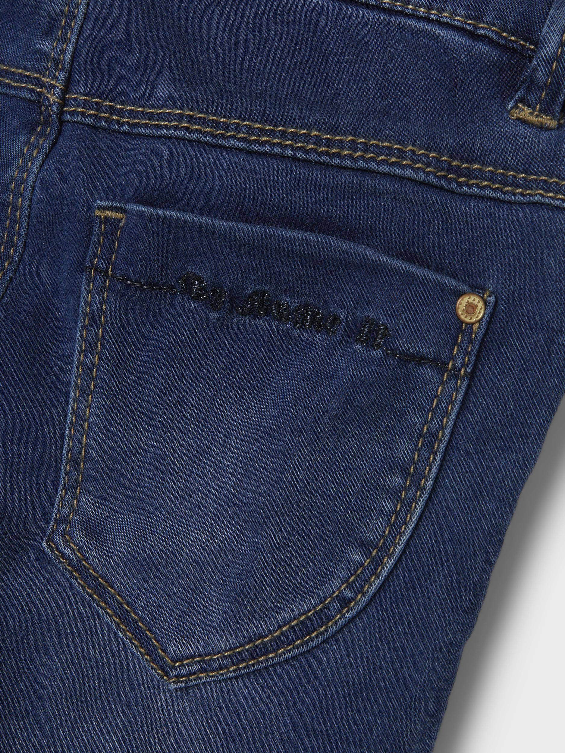 NAME IT skinny jeans NKFPOLLY dark blue denim