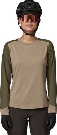 DIRT CRAFT Damen-Langarmshirt  seabird grey  M