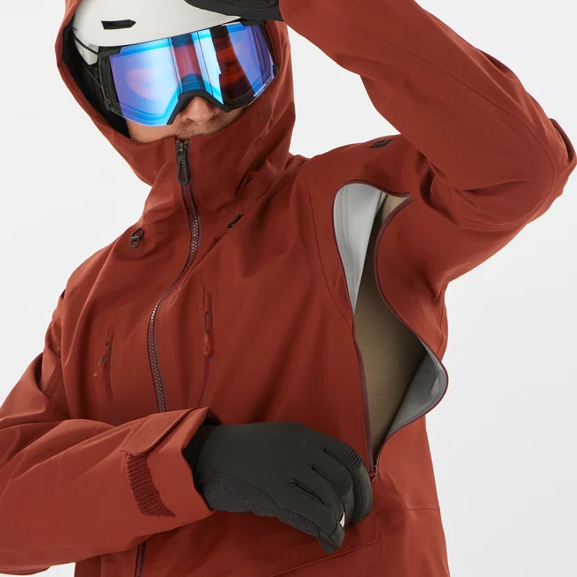QST 3L  Shelljacke Herren MADDERBROWN